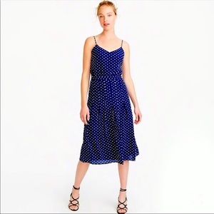 Jcrew Fit n’ flare polka dot dress!